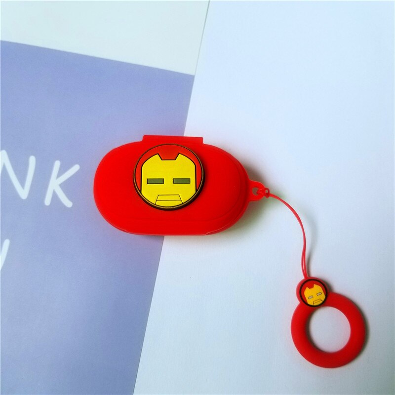 DIY Silikon Fall für Samsung Galaxy Knospen Plus Lade Box Hülse Schutzhülle Bluetooth Kopfhörer Haut Mit Finger strap: 13