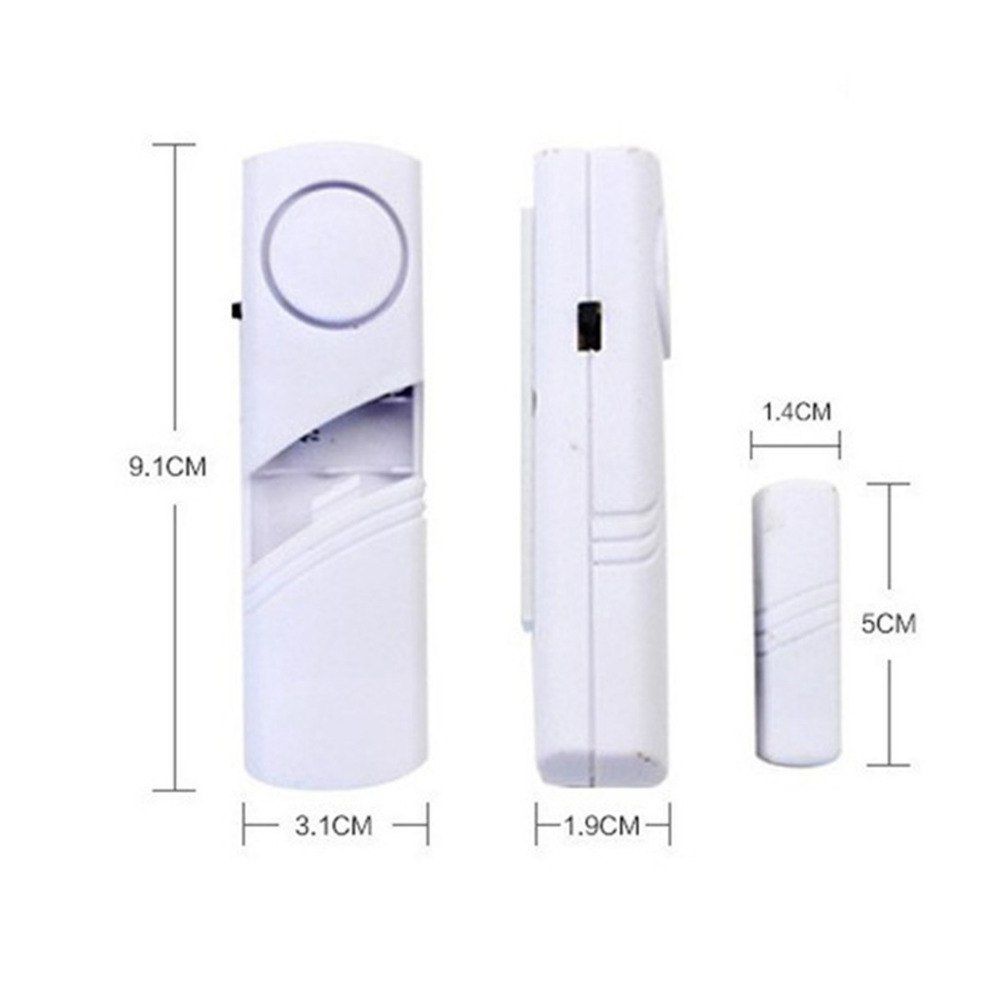 Sensor magnético de alarme de segurança residencial, sensor magnético de porta sem fio