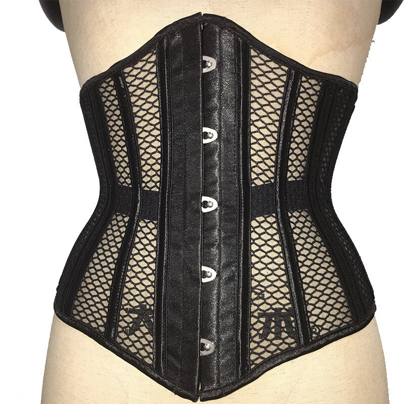 Flat Stomach for Slim Woman Steel Bones Corset Body Shapers Girdles Mercerized Fabric Waist Trainer Cleavage Slimming Body Waist