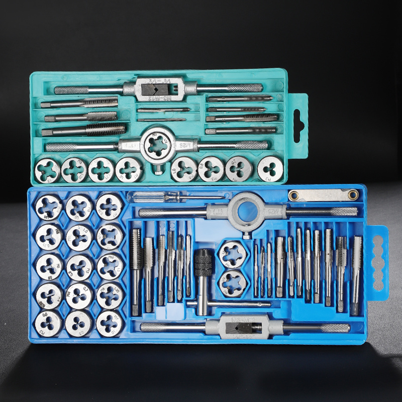 40 st bärbara kranar i flera storlekar, plattor, verktygsfodral, hårdvaruverktyg, bärbara universella kombinationer, legeringsstål