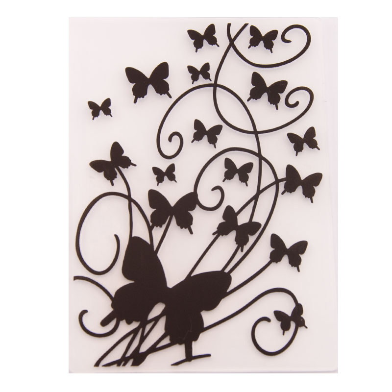 Plastic Butterfly Template Lace Craft Card Making Paper Card Album Wedding Decoration Embossing Folders: Default Title