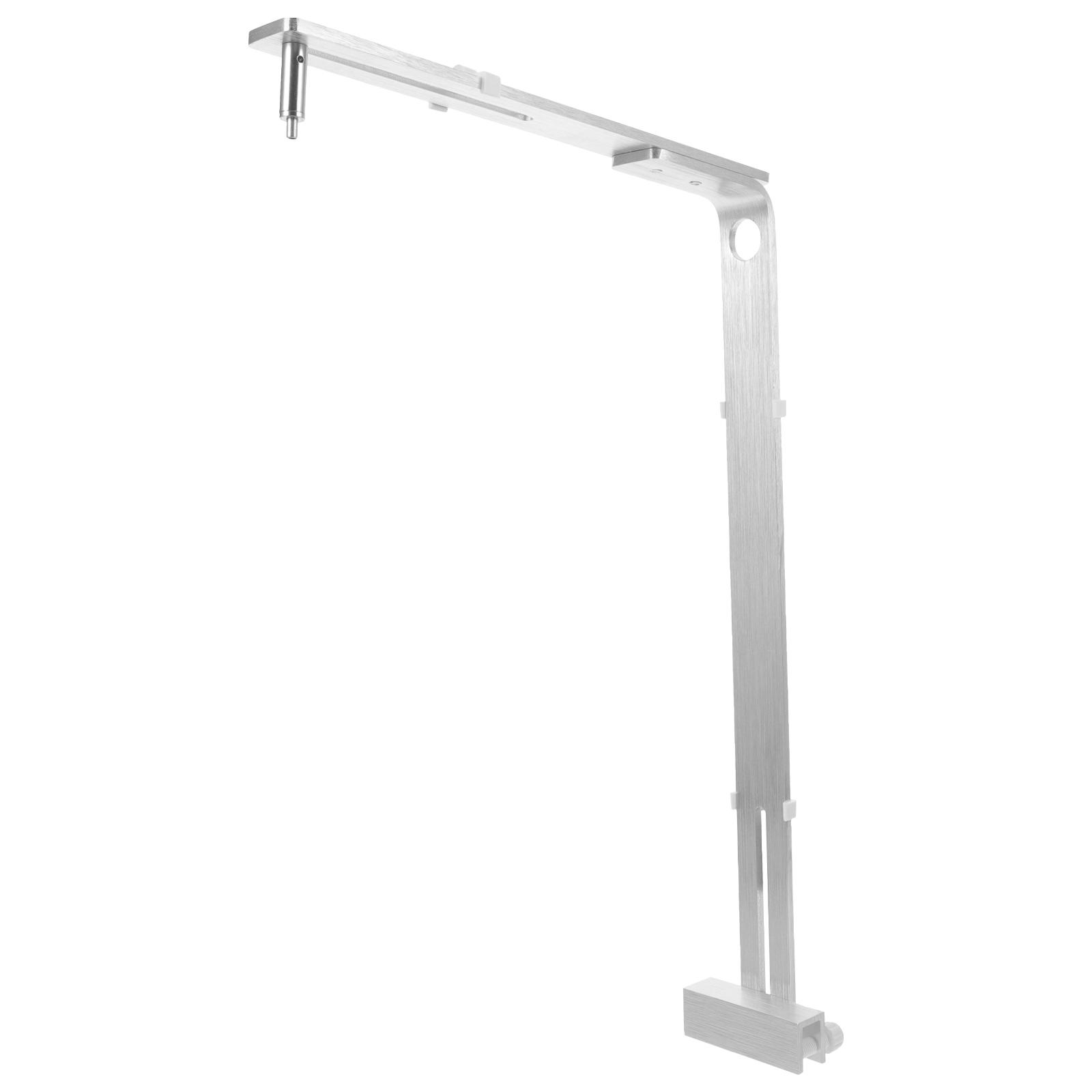 Feste til akvarielys i aluminiumslegering med 13mm glassklemmer, slitesterkt metall, akvarielysstativ, lampeholder for vannplanter, enkel