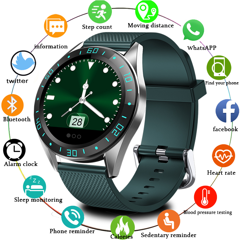 LUIK Sport Horloge Mannen Smart Horloge Vrouwen Waterdichte Fitness Tracker Hartslag Bloeddrukmeter Stappenteller smartwatch
