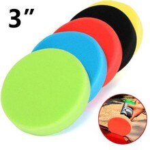 Kit de tampons de polissage pour voiture, 5 pièces, mousse de polissage, tampons de nettoyage, pour roue de forage, pour polisseuse, pour enlever les rayures: Incolore