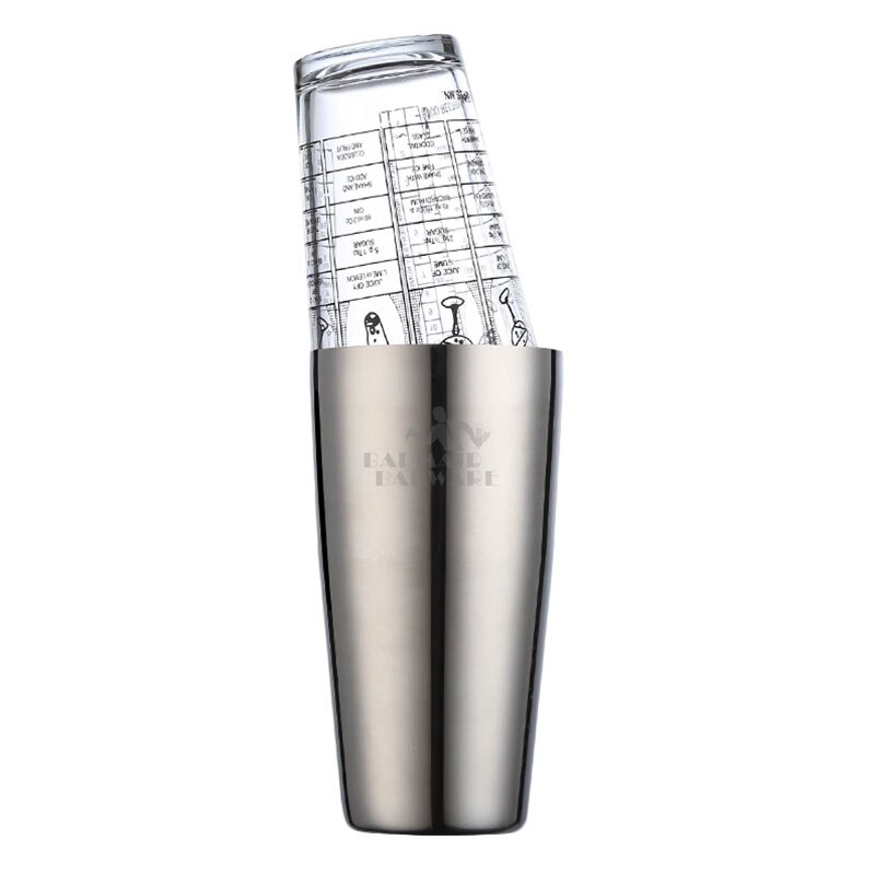 Cocktail Shaker Bar Set Rvs Lounge Cup Boston Shaker Cocktail Shaker