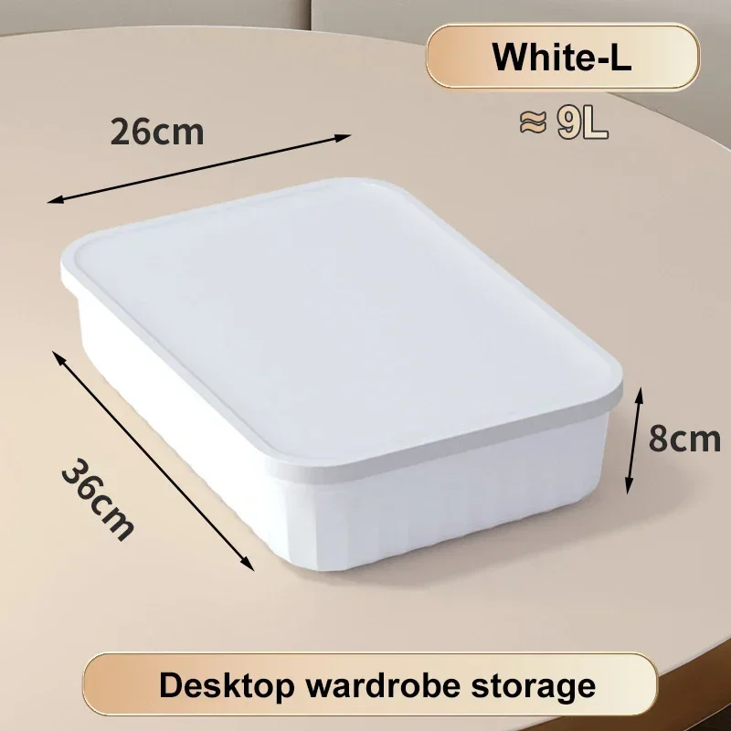 Japanische Kunst Farbe Aufbewahrung sbox Schlafsaal Heimat Sekretariat Schreibtisch Kleinigkeiten Container Snack Kosmetik mit Deckel Aufbewahrung sbox: verrotten