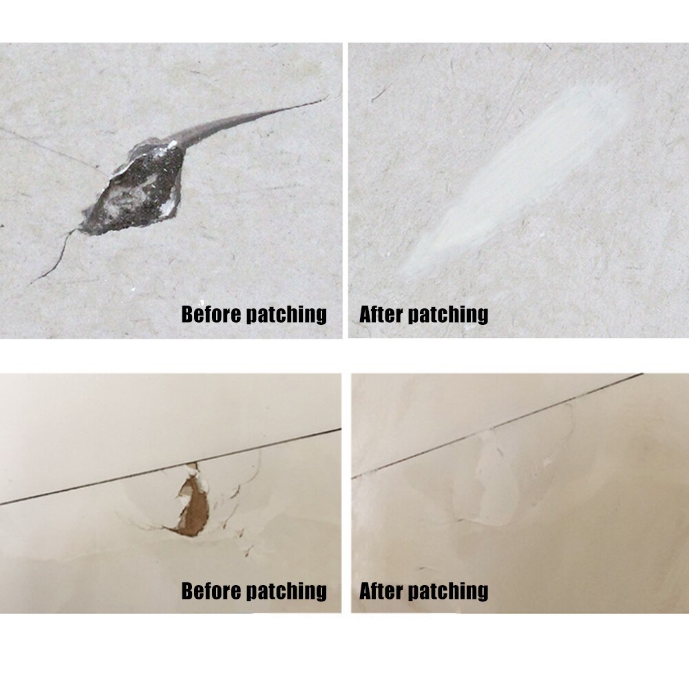 Tile Repair Agent Paste Tub Repair Kit White Tile Shower Repair Kit for Fiberglass Porcelain Ceramic Fix Crack TP