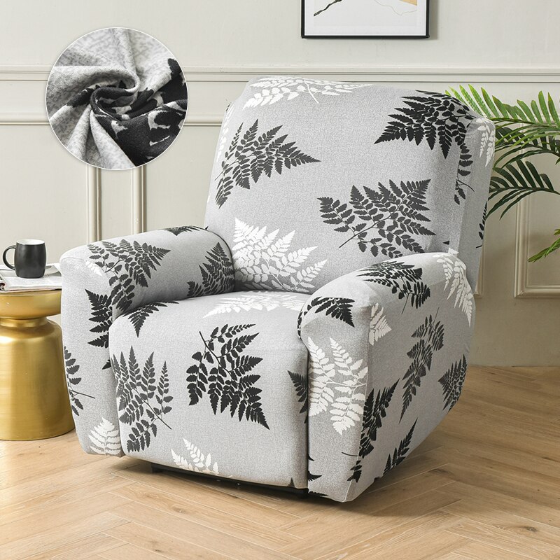 Spring Print Recliner narzuta na sofę s elastyczny fotel Lazy Boy Recliner pokrowce na krzesła antypoślizgowy rozkładany tapczan narzuta na sofę do wystroju domu: Y079 / 1 Seat