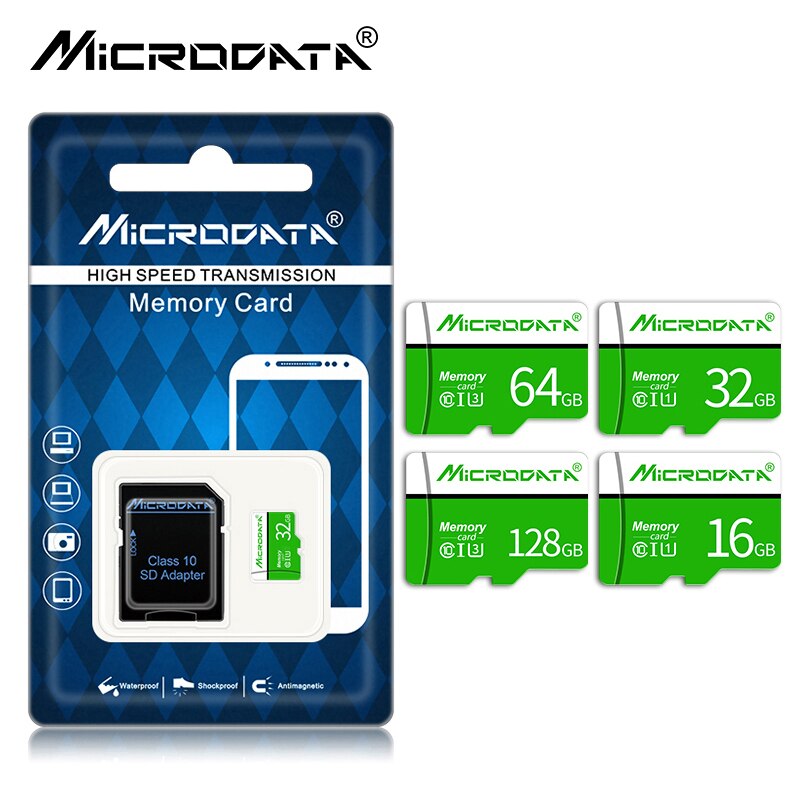 Micro Sd Geheugenkaart 16Gb/32Gb/64Gb Class10 Hoge Snelheid Geheugenkaart Micro Sd-kaart 128Gb Flash Kaarten Voor Tablet/Telefoon