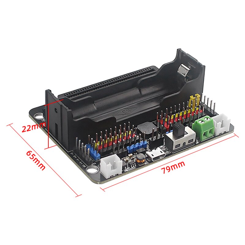 Robotbit robô placa de extensão para micro: bit drive 4-channel dc motor/motor deslizante de 2 canais para o projeto robótico