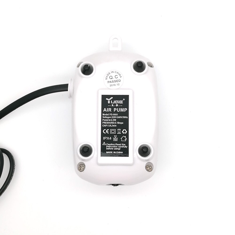 Silent Aquarium Air Pump 2.5/3W 1/2 Outlets Fish Tank Pump Air Compressor Aquatic Oxygen Airpump 220-240V