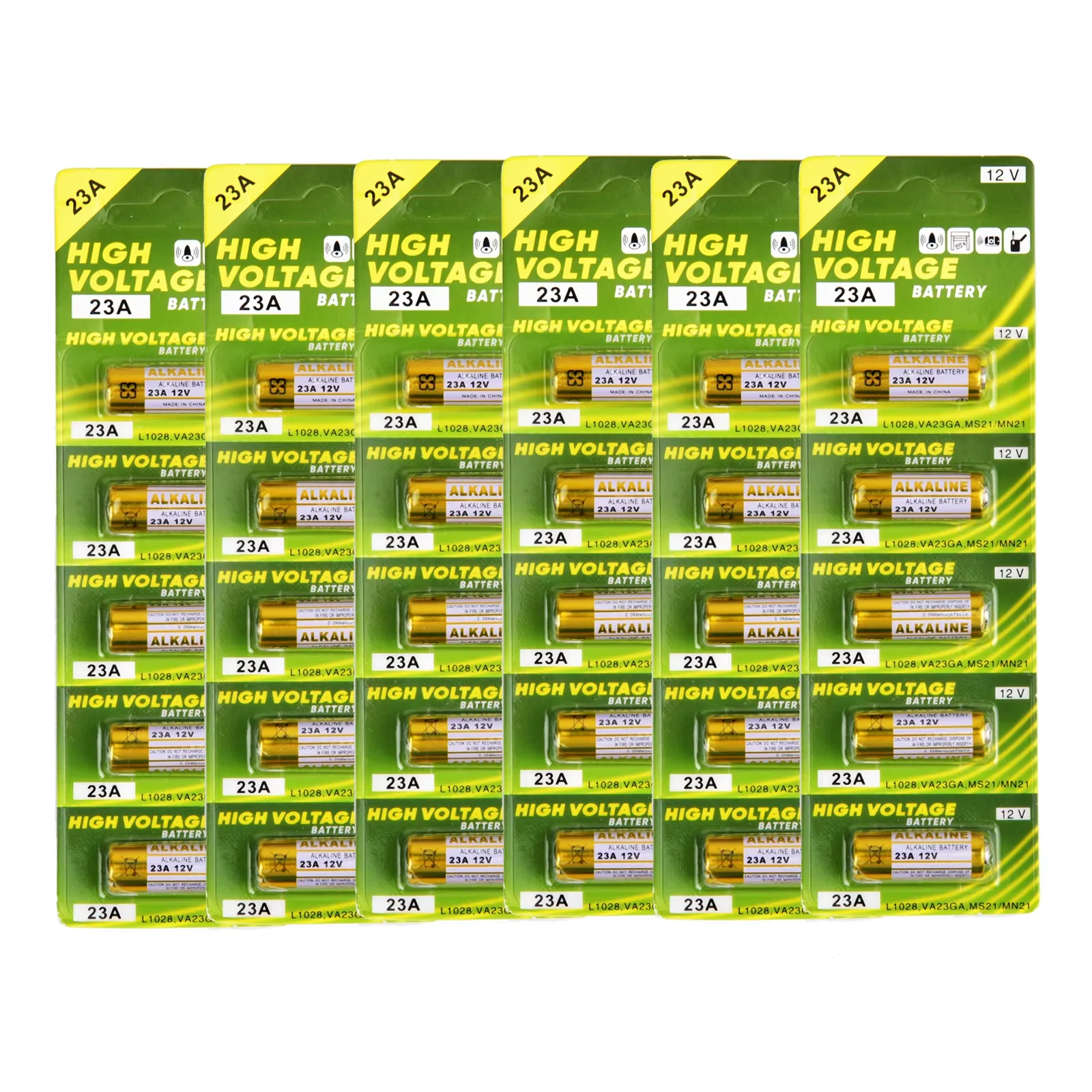 12v 23a bateria 23ga a23s e23a el12 mn21 v23ga gp23a lrv08 para campainha de controle remoto brinquedo elétrico a23 bateria alcalina