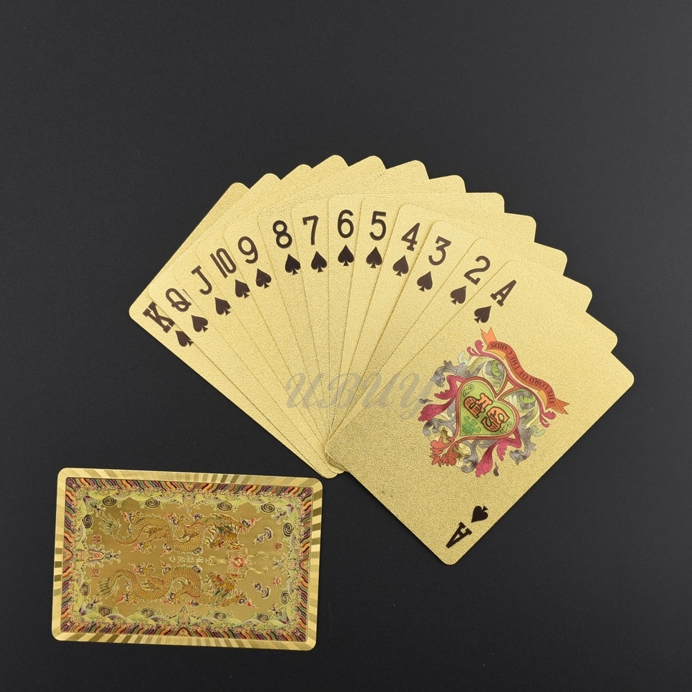 Water Proof Playing Cards Bitcoin Themed Waterproof Gold Playing Cards With  Real Commemorative Coin The Bitcoin Standard