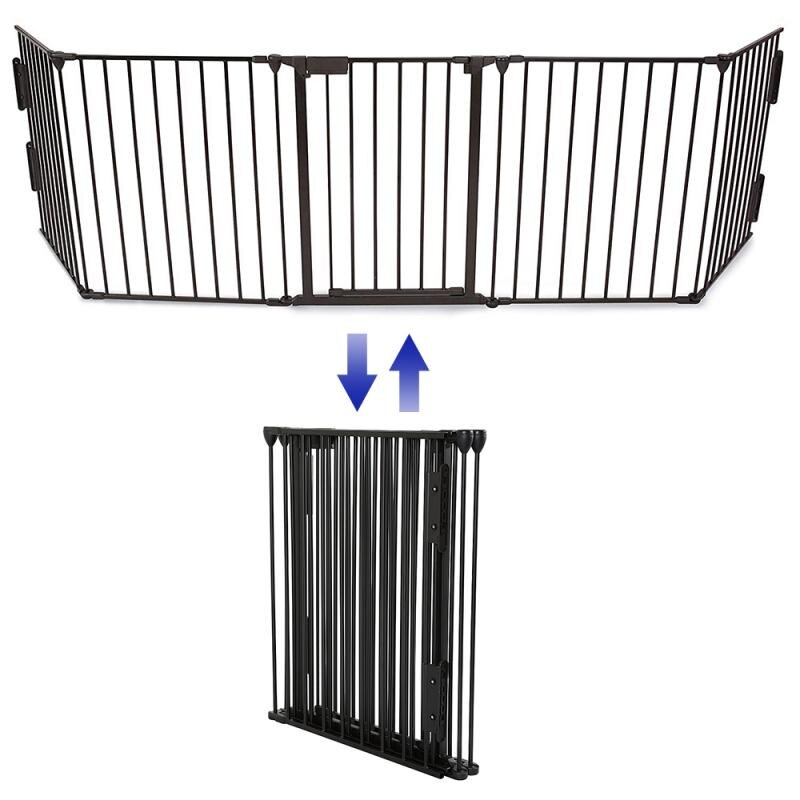 Security Fencing Fireplace grille fence 24-hour partition of home hazards,isolation of the baby,pets Safety Fence 310x2.5x75cm: Default Title