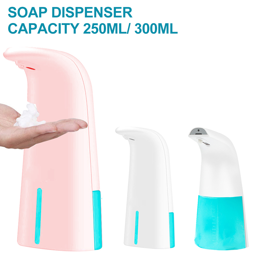 Aanraakloze badkamerdispenser, slimme sensor dispenser voor vloeibare zeep voor de keuken, handvrije automatische zeepdispenser
