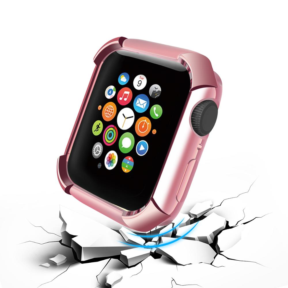 Funda para reloj Apple Watch 5/4 40mm 44mm protección completa a prueba de caídas fundas de TPU para iWatch Series 5 4 42mm 38mm