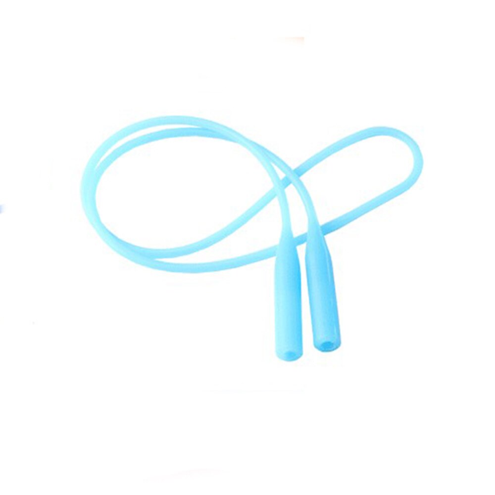 1 Pc Candy Color Elastic Silicone Eyeglasses Straps Sunglasses Chain Sports Anti-Slip String Glasses Ropes Band Cord Holder: light blue