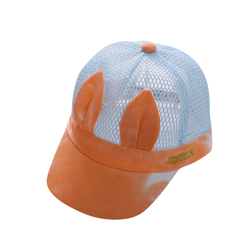 25 # chapéu de esporte ao ar livre do bebê menino meninas chapéus letra macia sunhat eaves boné de beisebol chapéu de sol boina ajustável todo o estilo chapéu hat hat hat hat hat: Orange 