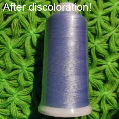 2700 meters Color Changing Sewing Thread Photosensitive UV Yarn 150D/2 UV Color Changing Yarn Spot: KHUV07