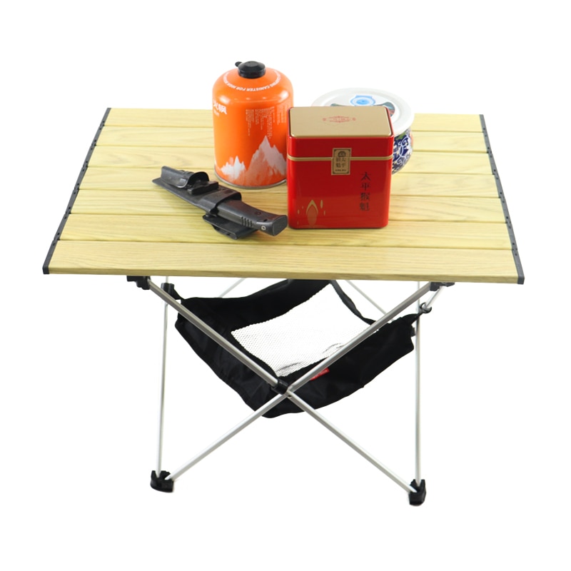 Kleine Opvouwbare Camping Tafel Draagbare Strand Tafel-Inklapbare Opvouwbare Picknicktafel In Een Zak