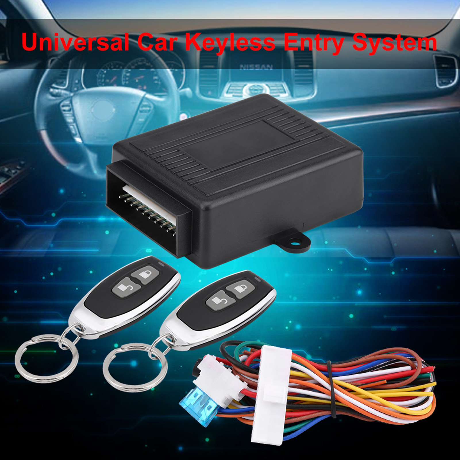 Keyless Entry Kit Autotürschloss Keyless Entry System Zentralverriegelung Fernbedienung Kit Keyless Entry System