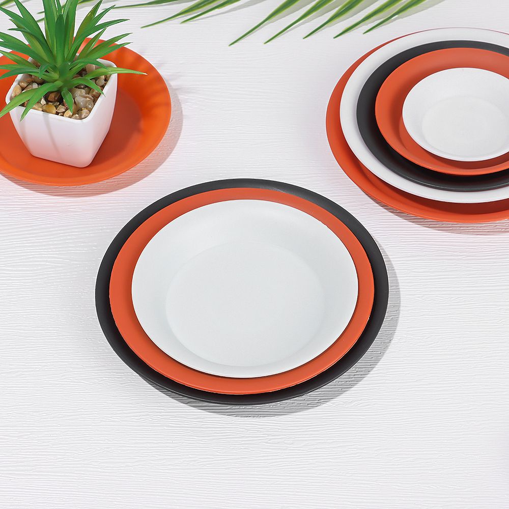 Soucoupes pour plantes, plateaux d'égouttage en plastique, soucoupes pour Pot de fleur d'intérieur et d'extérieur rond de 7cm/98cm/117cm/135cm/15cm, 3 pièces