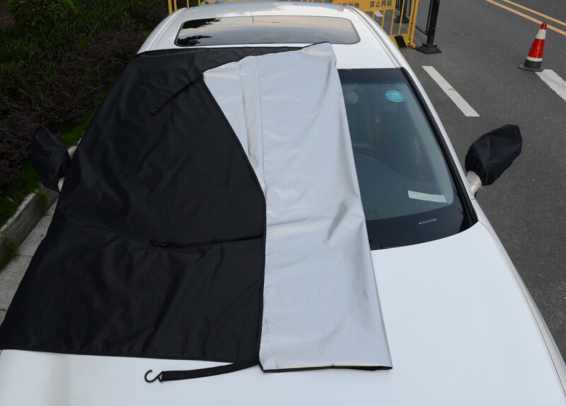 Auto Voorruit Bescherm Cover Sneeuw Vorst Protector Vouwen Zon Shield Side Window Zonneschermen Exterieur Accessoires