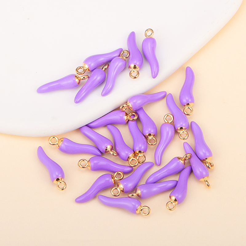 10 Stuks Emaille Legering Chili Charme Voor Schattige Oorbellen Rode Peper Hanger Ketting Vrouwen Sieraden Maken Benodigdheden Diy Ornamenten