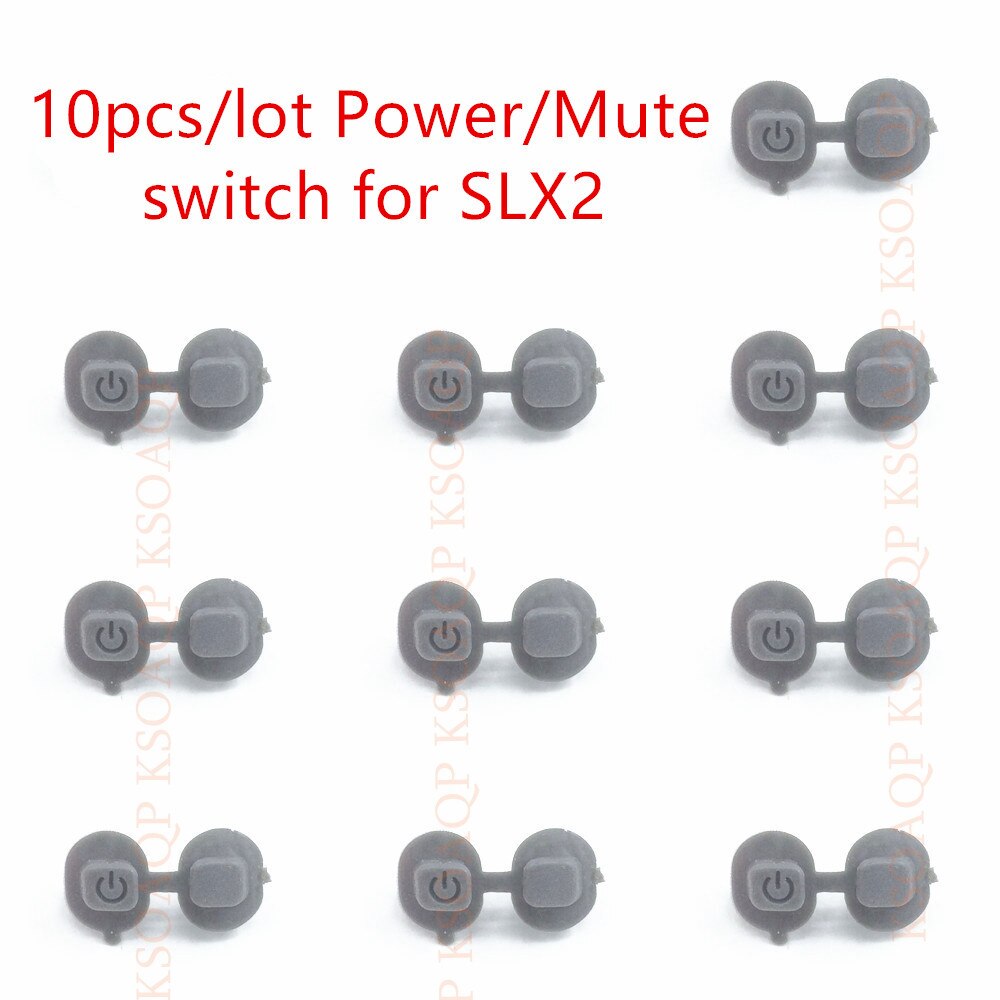 10 stks/partij Power/Mute schakelaar Wens voor Shure SLX2 draadloze microfoon microfono