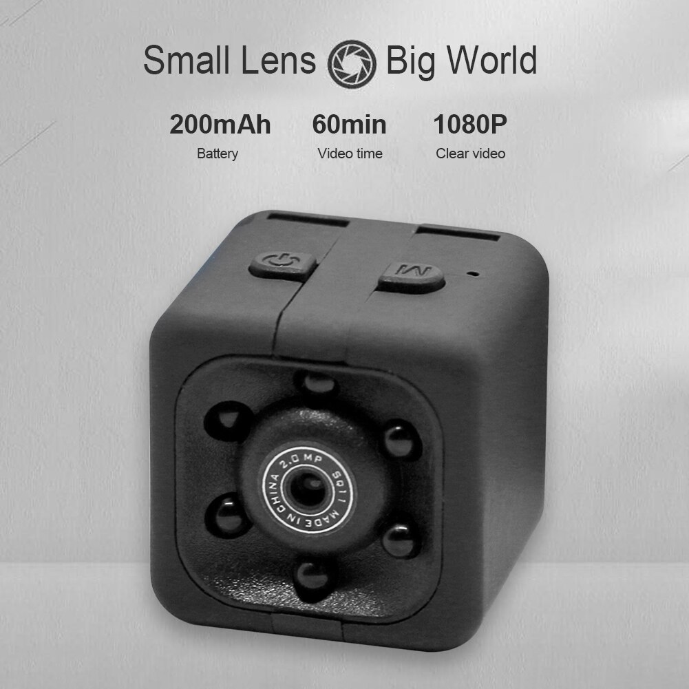 Ingebouwde Microfoon Mini Actie Camera 1080P Hd Dv Sport Video Camcorder View Action Sport Camera Kit 200mah