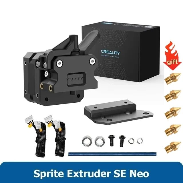 Creality Official Sprite Extruder Direct Drive Dual Gear Extruder SE Upgrade Kit, Compatible with Ender 3/Ender 3 V2 /5/CR 10: Blue