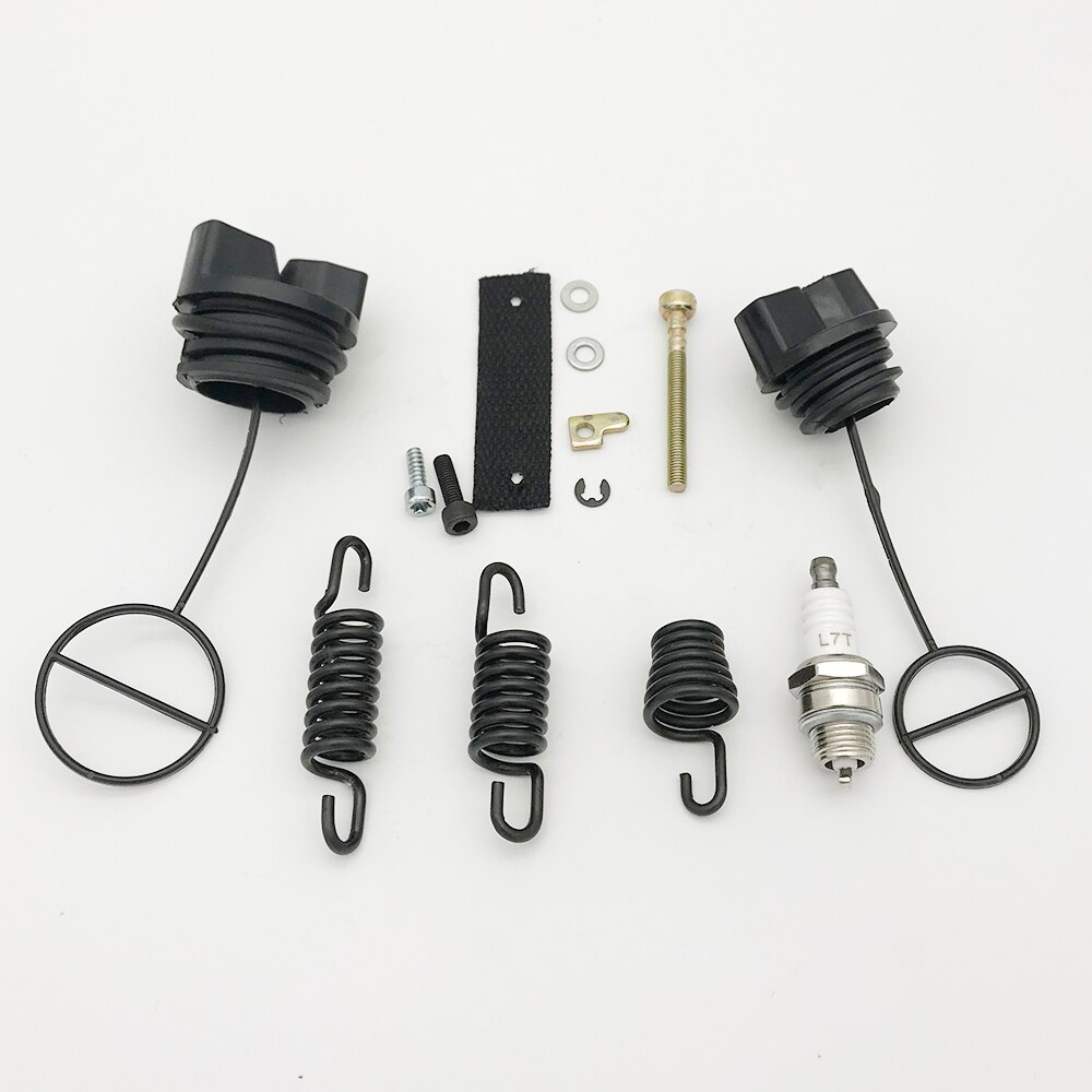 AV tampon choc ressort ensemble pour Partner 350 351 réservoir de mazout bouchon chaîne ajusteur tronçonneuse pièces outils électriques
