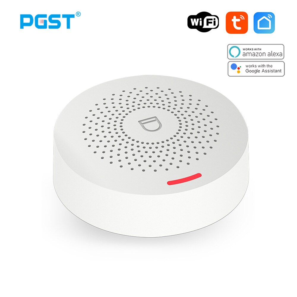 PGST – kit système d&#39;alarme de sécurité sans fil PW150, wi-fi, avec détecteur de mouvement, capteur de porte, application Tuya, contrôle pour maison intelligente