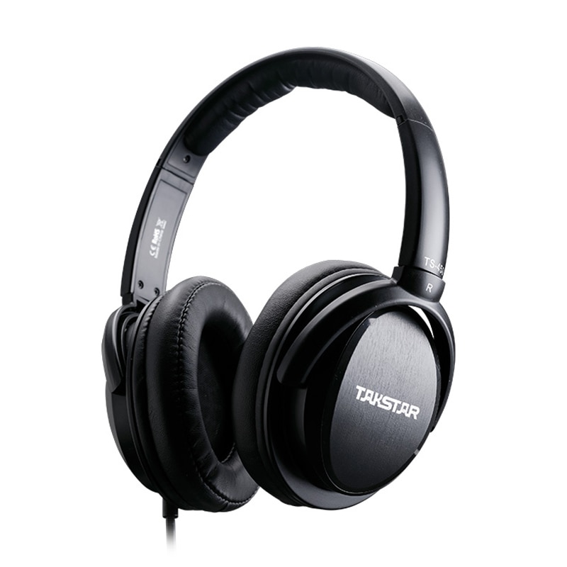 Takstar TS-450 Dynamic Stereo Monitor Headphones - 1.6m Cable - Wired - Active Noise Cancelling