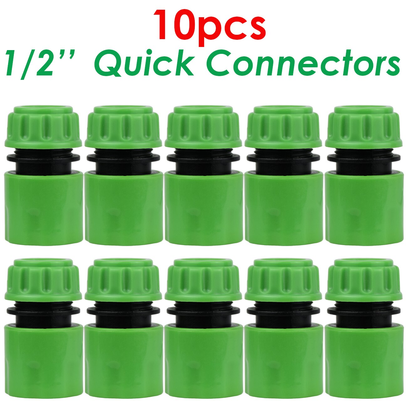 KESLA 1/2 cal wąż kran ogrodowy przewód węża wodnego 16mm szybkie złączka w/ 1/2 ''i 3/4'' adapter robić naprawy podlewanie cieplarnianych: KSL01-370-10szt