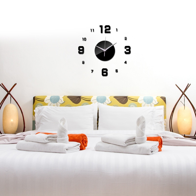 Acrylic DIY wall stickers decorative Clock high living room bedroom decorative Wall Clock