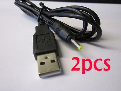 2 STUKS 5 V 2A Usb-kabel Oplader voor 2.5mm Chinese Android Tablet PC Computer