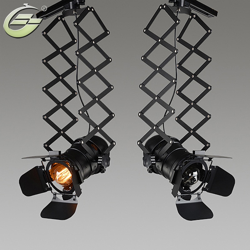 Retro E27 Spoor Licht Spots Minimalistische LED Plafond Lamp Verlichting Kledingwinkel Art Decoratie Bar Winkel Woonkamer