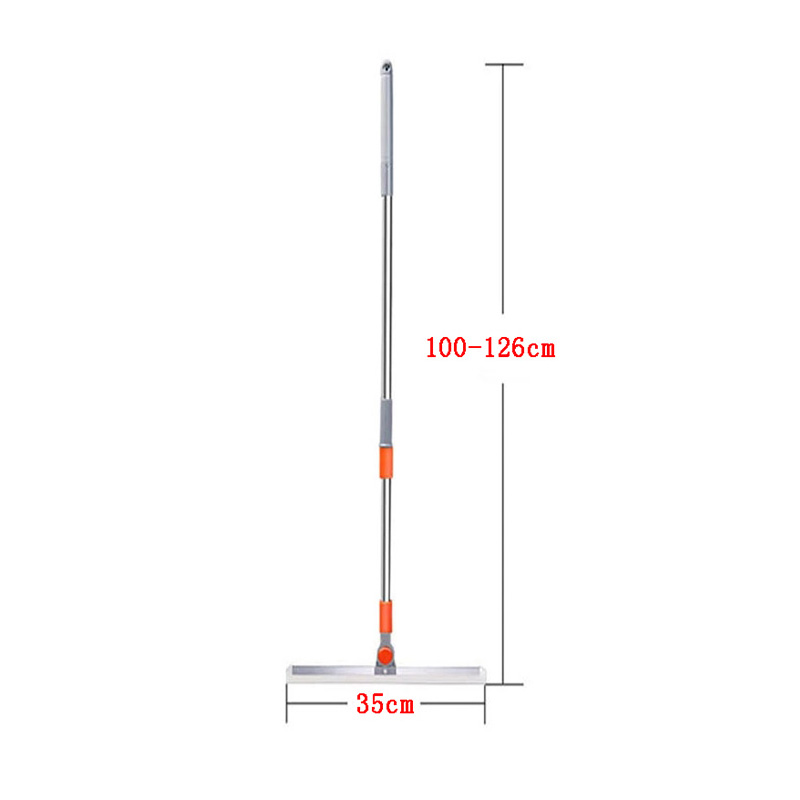 Adjustable 180° Telescopic Broom Mop Window Squeegee Water Removal Wiper Sweeper for Bathroom Floor Window Cleaning Tools: 35cm