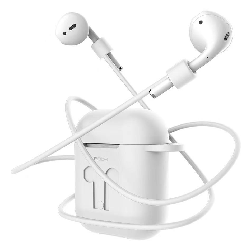 Correa para Airpods, cuerda antipérdida para Airpods, cordón de silicona para Airpods, compatible con cuerda para Airpods, almacenamiento de auriculares antipérdida