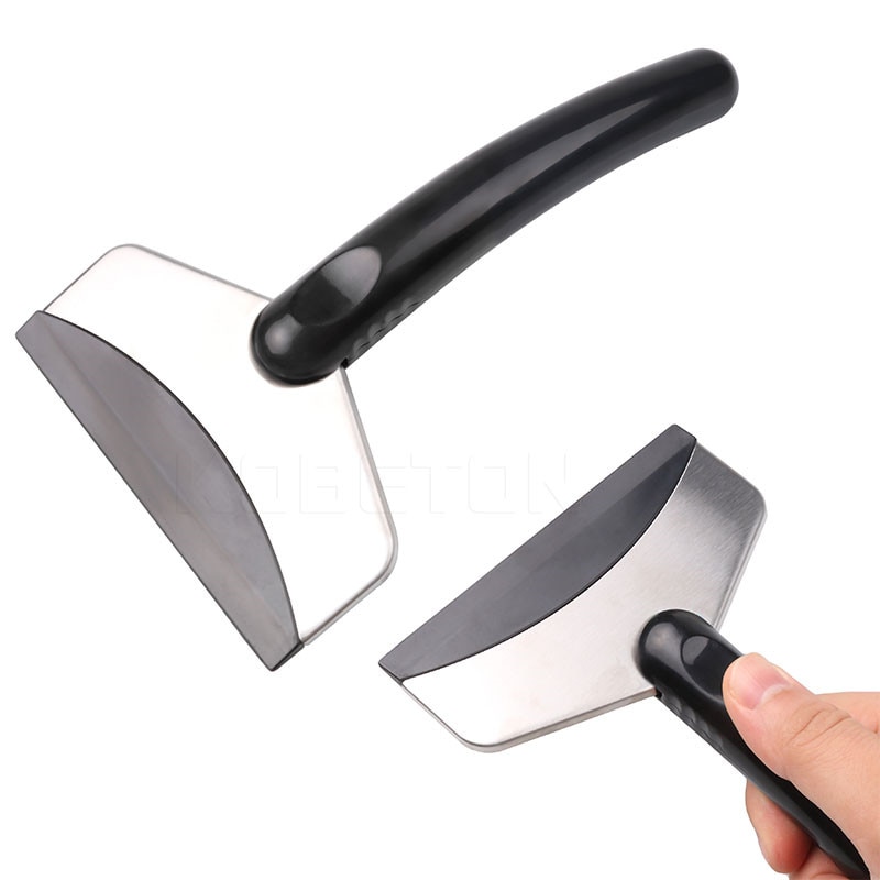 Sikeo pelle à neige en acier inoxydable | Mini pelle à gratter à neige pour voiture, outils de nettoyage de glace pour Jeep Kia Nissan