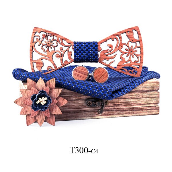 Legno Gravata di Legno Legami di Arco in Legno Fatti A Mano di Personalità Accessorio Cravatte per Gli Uomini Farfalla cravatta Arco di Legno cravatta: T300-C4