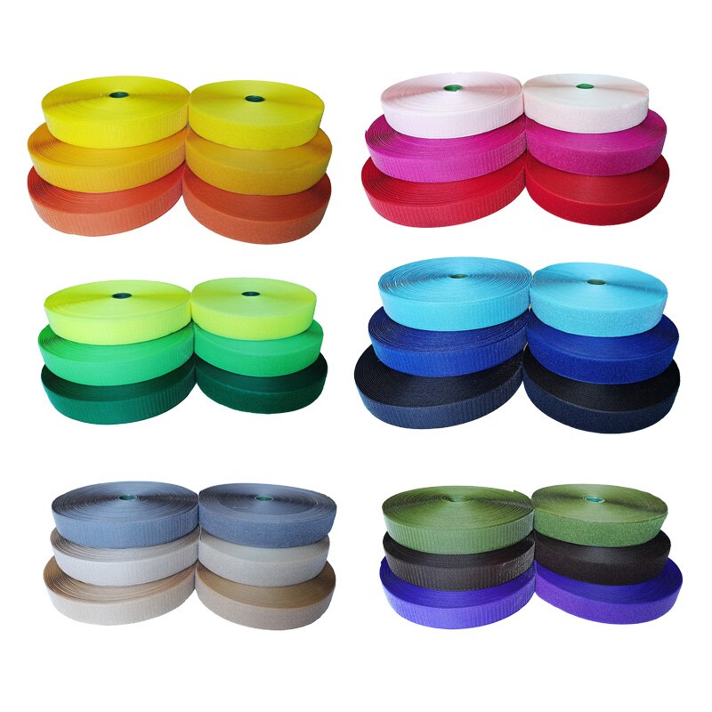 40mm Width no adhesive fastener tape stick clothing tape sewing accessories hook loop sticker strip strap stick 3 meters