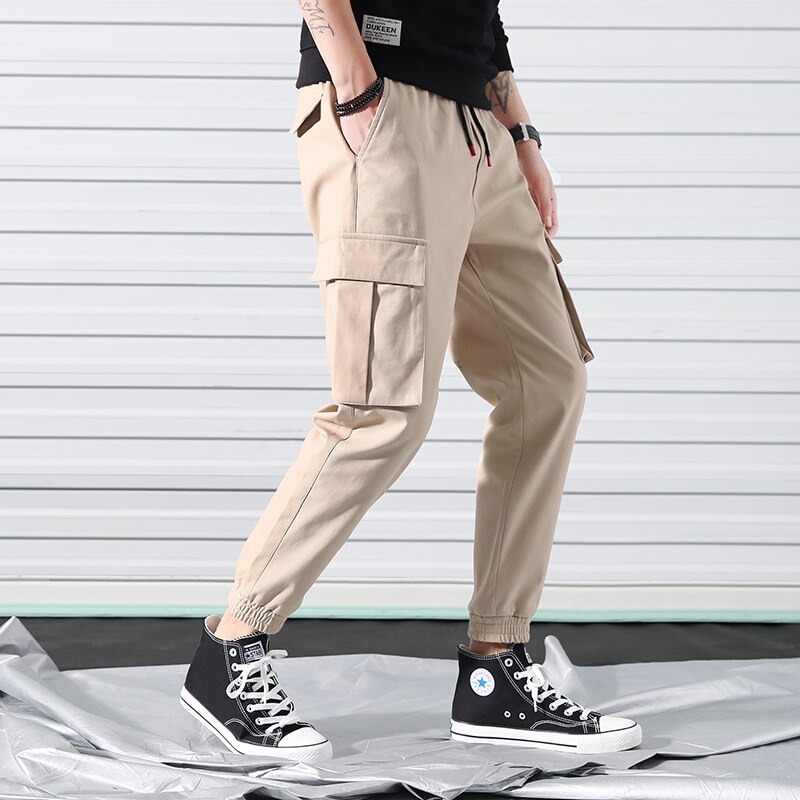 Singleroad joggers mænd cargo bukser harem hip hop multi-pocket bukser mænd streetwear sweatpants casual bukser mand