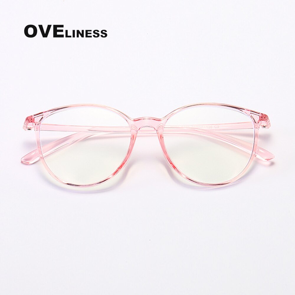 Computer glass Anti Blue Light Blocking glasses man women Filter Reduces Digital Eye Strain Clear Gaming Goggles glasses Eyewear: pink