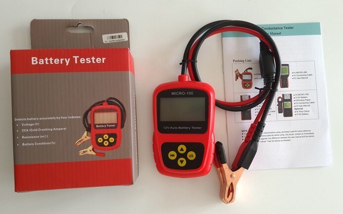 Newest2019 LANCOL Micro-30 moto voiture batterie charge 300 CCA testeur/Conductance mauvaise cellule testeur analyseur de Diagnostic