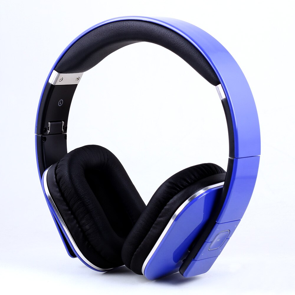 August EP650 Bluetooth Wireless Headphones with aptX / NFC / 3.5mm Audio In Bluetooth 4.2 Stereo Music Headset for TV ,Computer: Blue