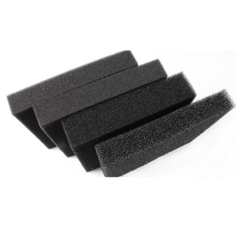 Espuma filtrante negra de 50cm x 50cm x 2cm para acuario, almohadilla de esponja bioeléctrica, Espumador de largo tiempo de uso, tanque de suministro de esponja