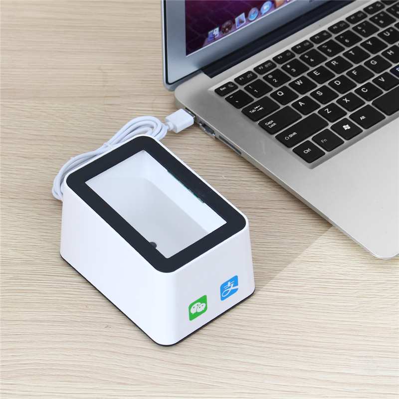 Scanhero Wired Barcode Scanner USB Scanning Hands-free Scan QR Code 1D 2D Code Reader for retail stores supermarkets