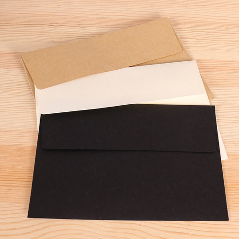 10 stks/partij 17.5*12.5cm Retro Vintage Kraftpapier Enveloppen Scrapbooking Papier Voor Card